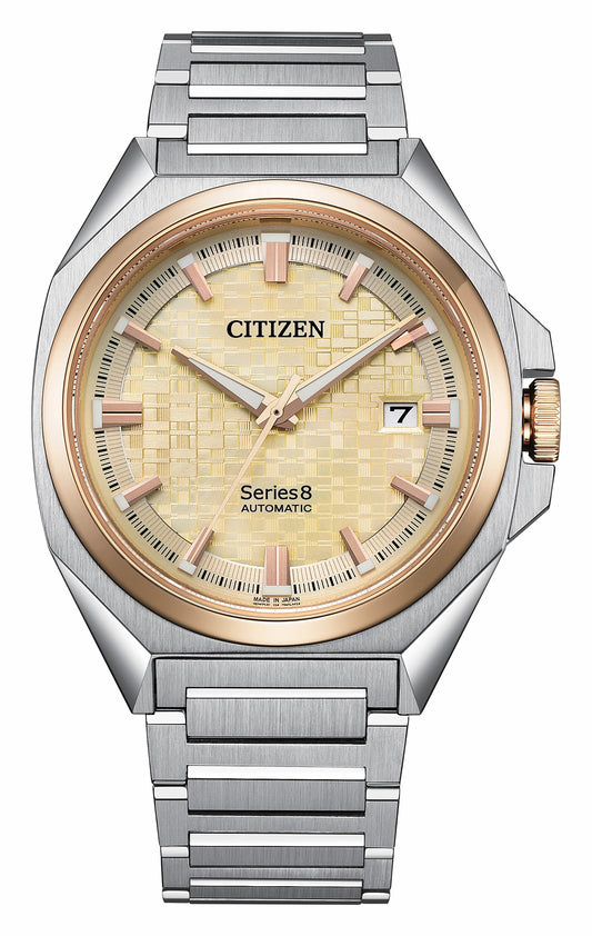 Series8 831 Champagne Dial Stainless Steel Bracelet NB6059-57P | Citizen Sale