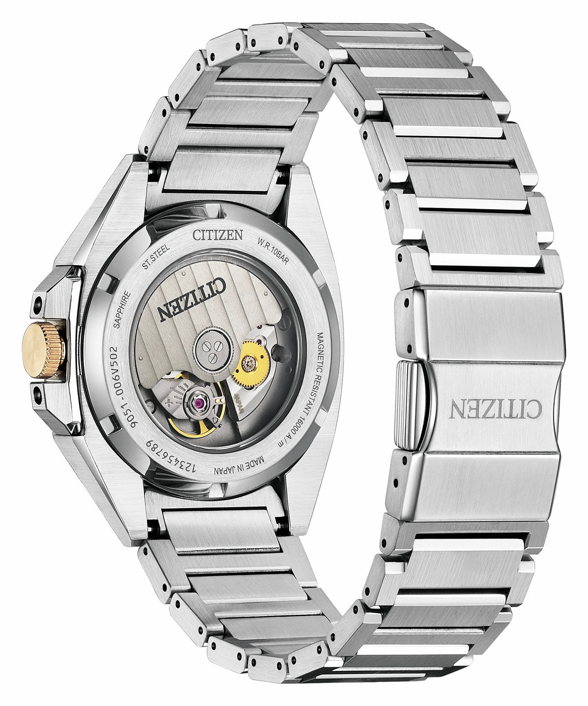 Series8 831 Champagne Dial Stainless Steel Bracelet NB6059-57P | Citizen Sale