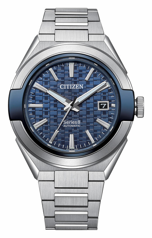 Series8 870 Blue Dial Stainless Steel Bracelet NA1037-53L | Citizen Deals