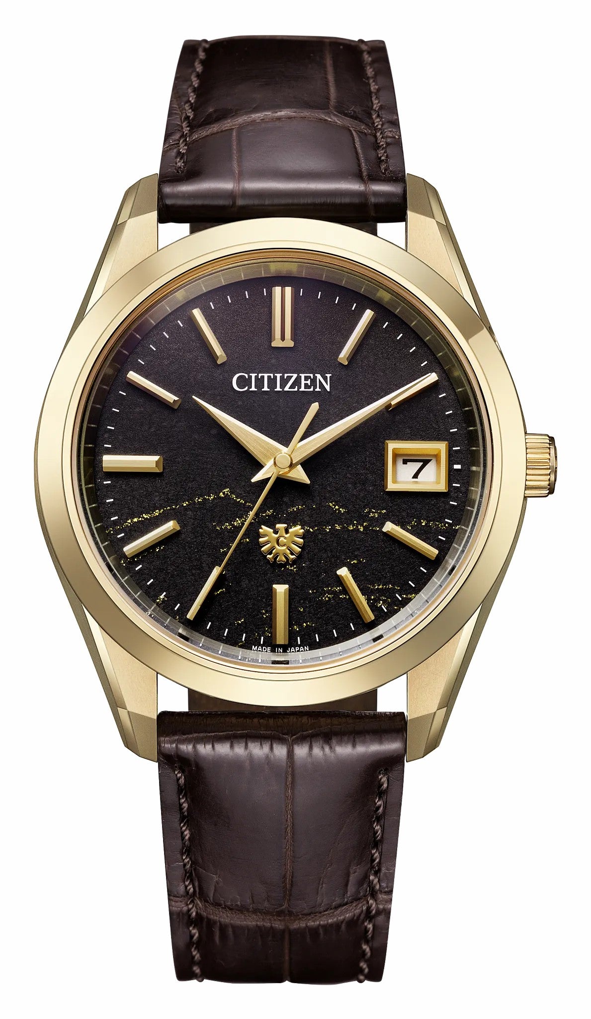 The CITIZEN Brown Dial Crocodile Strap AQ4103-16W | Citizen Essential