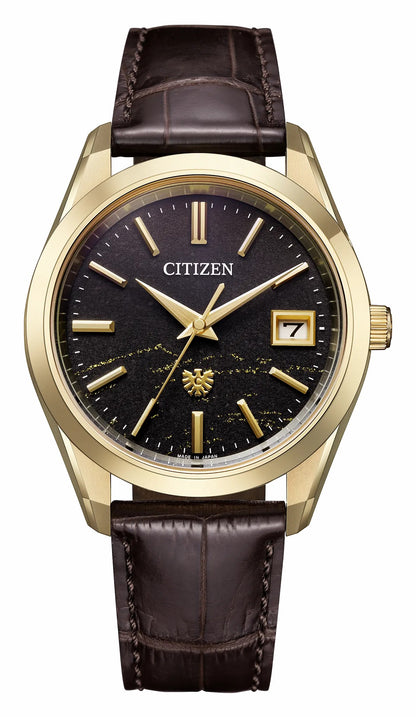 The CITIZEN Brown Dial Crocodile Strap AQ4103-16W | Citizen Essential