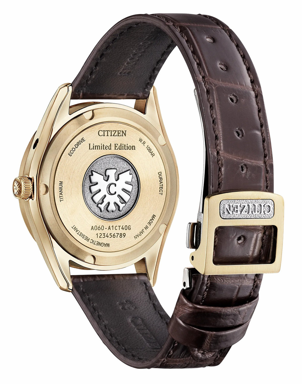 The CITIZEN Brown Dial Crocodile Strap AQ4103-16W | Citizen Essential