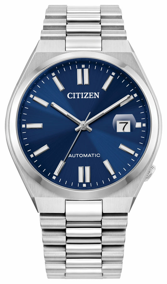 TSUYOSA Blue Dial Stainless Steel Bracelet NJ0150-56L | Citizen New