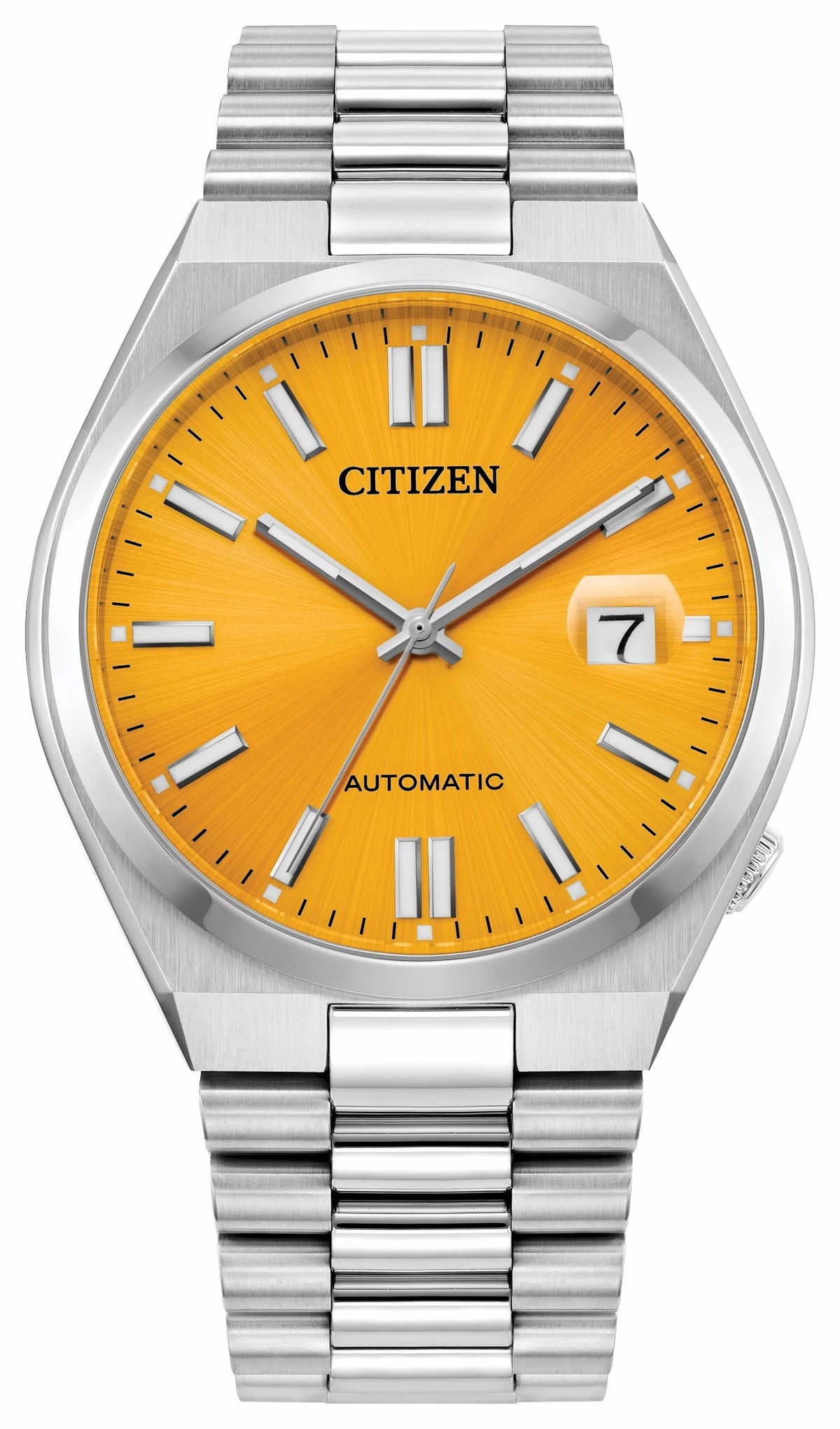 TSUYOSA Yellow Dial Stainless Steel Bracelet NJ0150-56Z | Citizen Deals