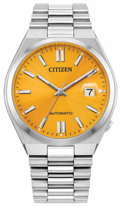 TSUYOSA Yellow Dial Stainless Steel Bracelet NJ0150-56Z | Citizen Deals