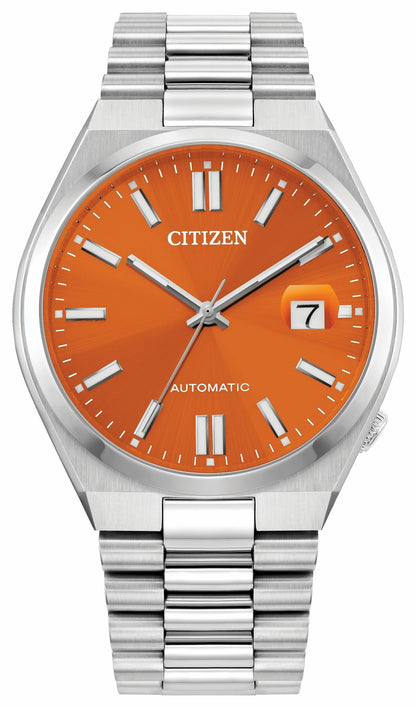 TSUYOSA Orange Dial Stainless Steel Bracelet NJ0151-53Z | Citizen Sale