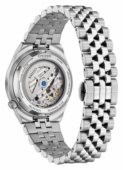 TSUYOSA 60 37mm Black Dial Stainless Steel Bracelet NK0030-51E | Citizen Great Value