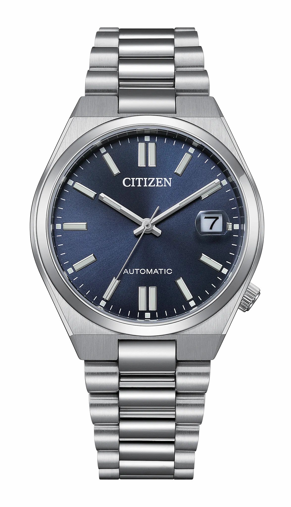 TSUYOSA 37mm Blue Dial Stainless Steel Bracelet NJ0200-50M | Citizen Classic