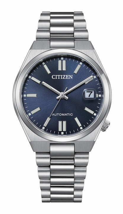 TSUYOSA 37mm Blue Dial Stainless Steel Bracelet NJ0200-50M | Citizen Classic