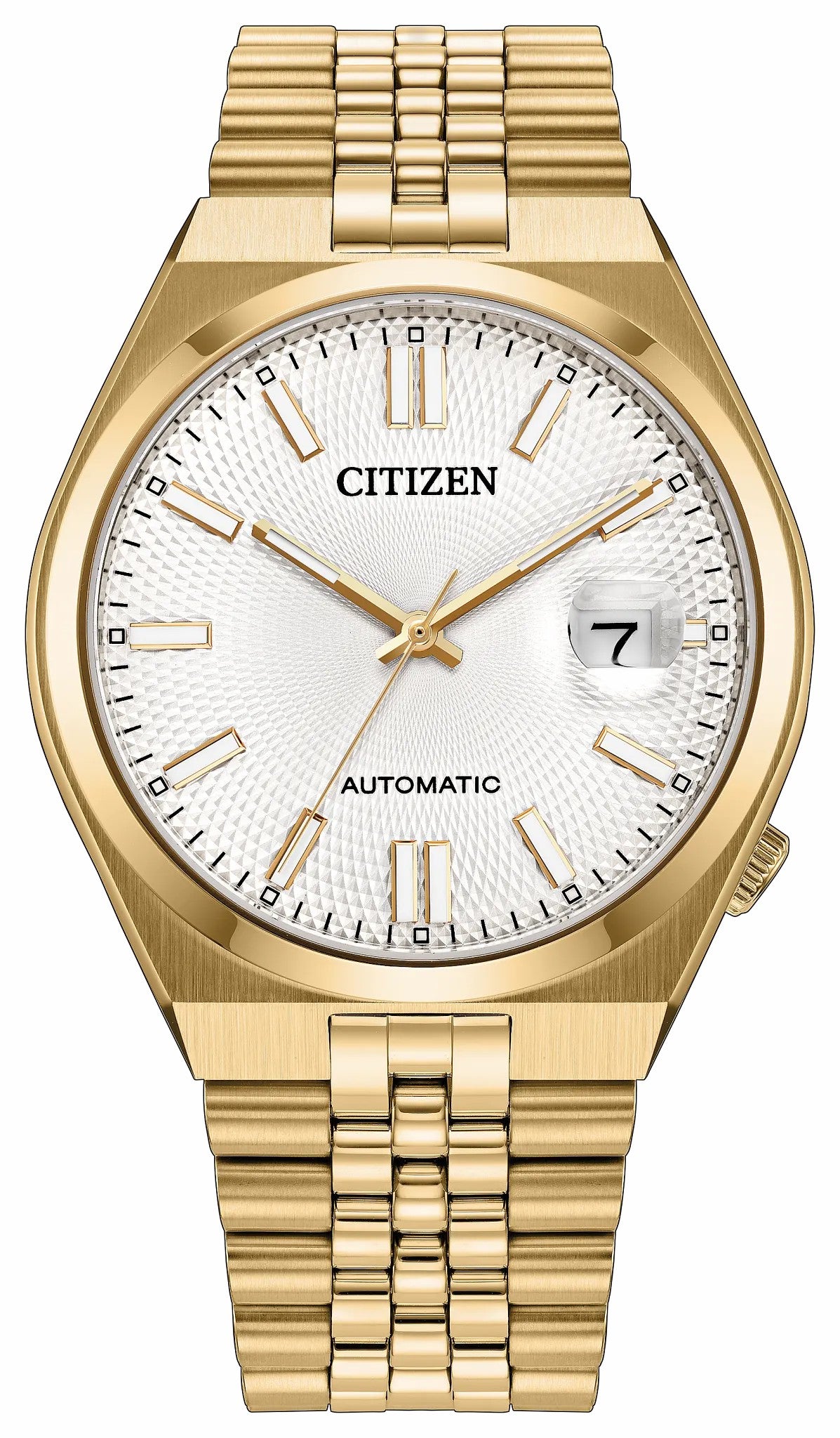 TSUYOSA 60 Silver-Tone Dial Stainless Steel Bracelet NK0022-50A | Citizen Everyday