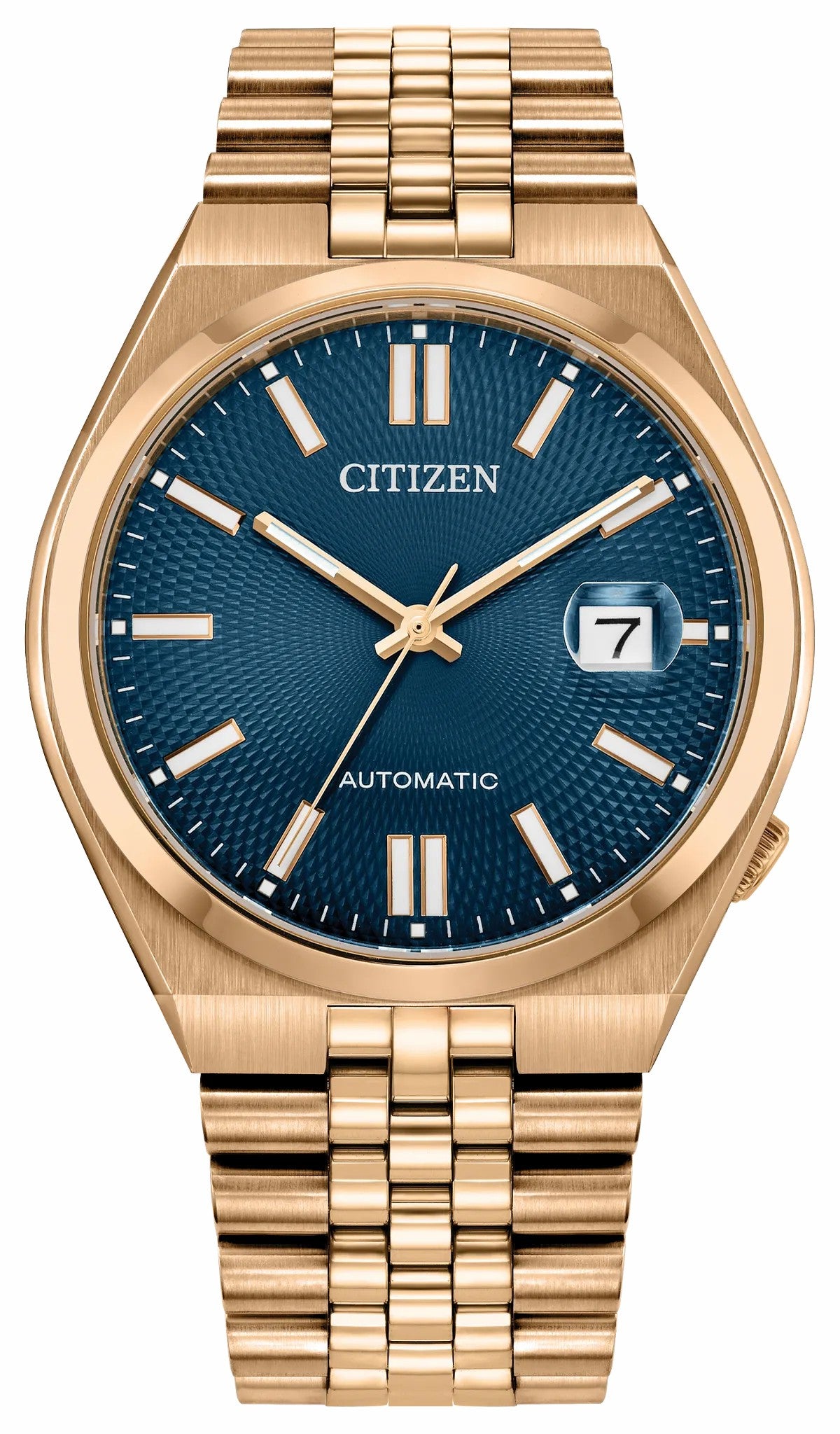 TSUYOSA 60 Blue Dial Stainless Steel Bracelet NK0023-57L | Citizen Hot Sale