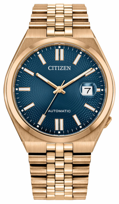 TSUYOSA 60 Blue Dial Stainless Steel Bracelet NK0023-57L | Citizen Hot Sale