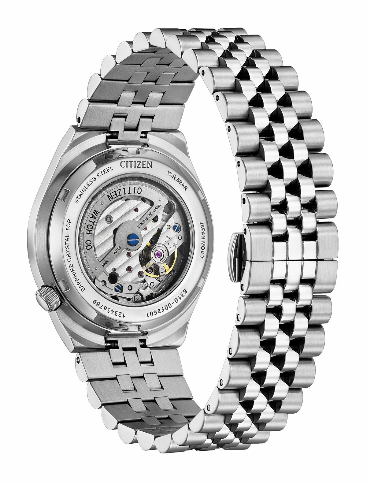 TSUYOSA 60 Black Dial Stainless Steel Bracelet NK0020-55E | Citizen Popular