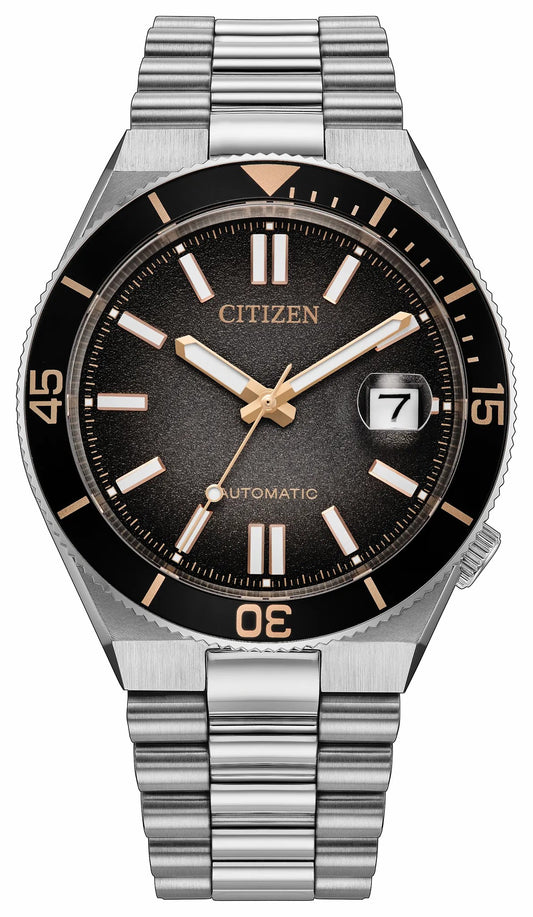 TSUYOSA Shore "Time Slip" Black Dial Stainless Steel Bracelet NJ0238-57E | Citizen Sale