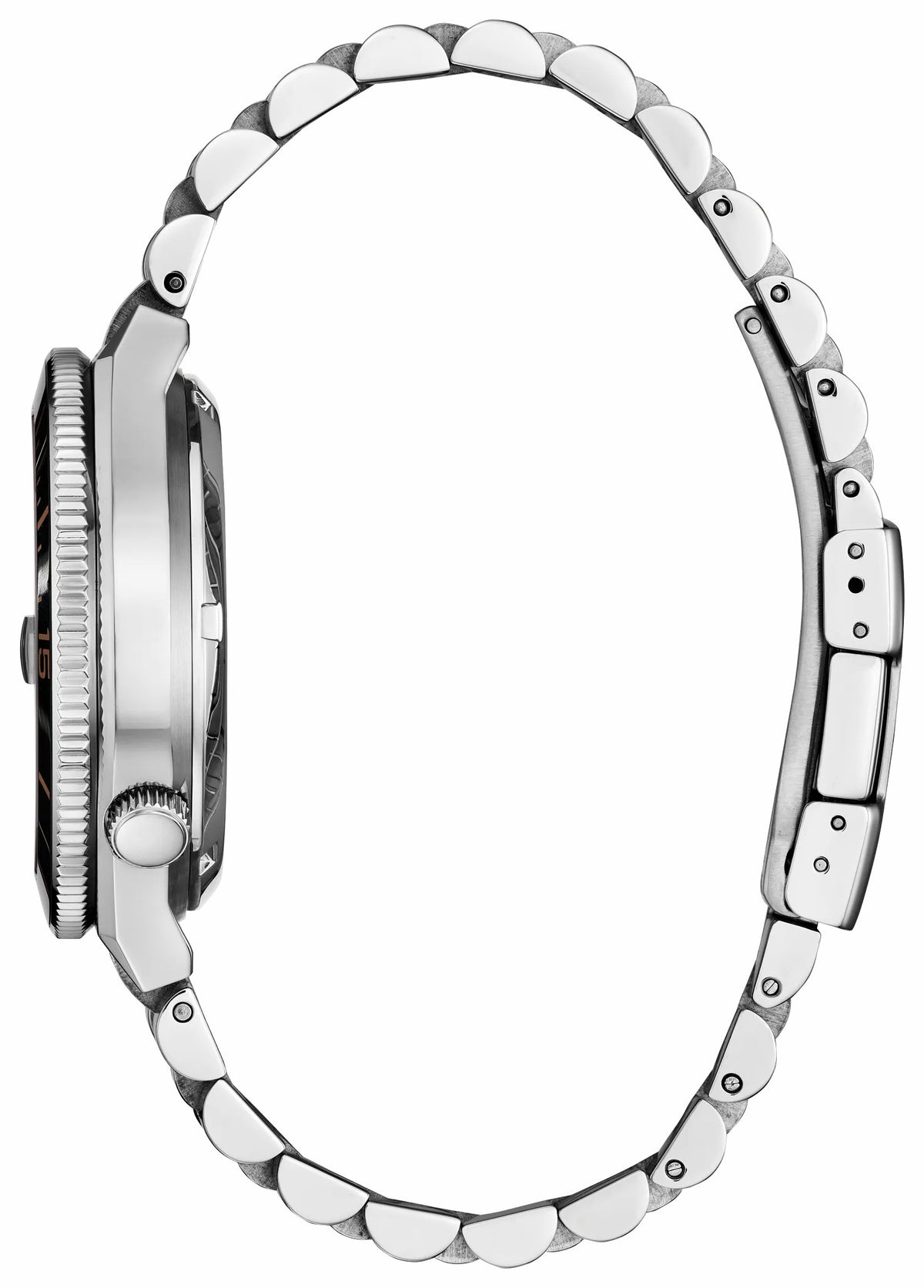 TSUYOSA Shore "Time Slip" Black Dial Stainless Steel Bracelet NJ0238-57E | Citizen Sale