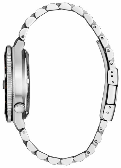 TSUYOSA Shore "Time Slip" Black Dial Stainless Steel Bracelet NJ0238-57E | Citizen Sale