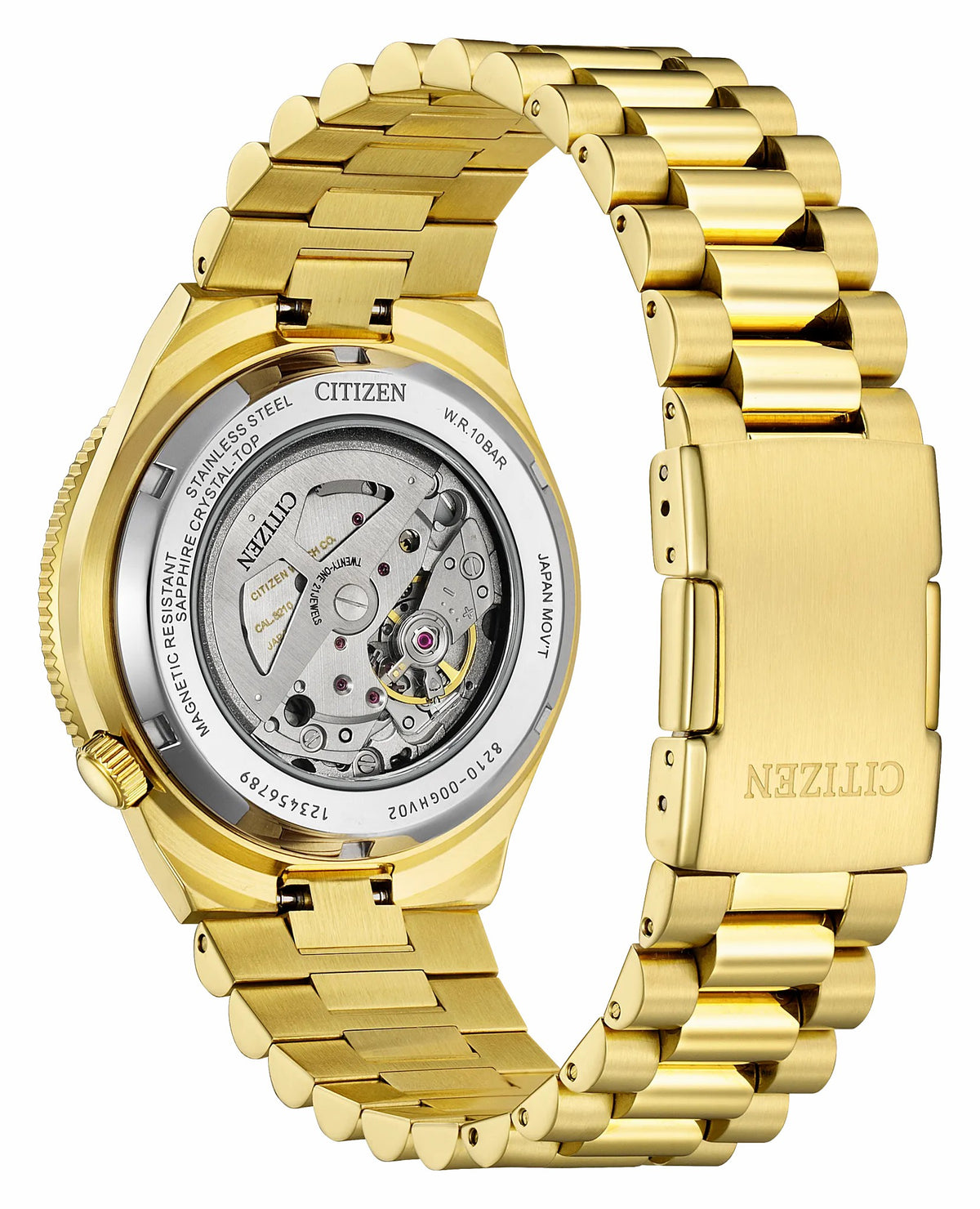 TSUYOSA Shore Green Dial Stainless Steel Bracelet NJ0232-53X | Citizen Quality