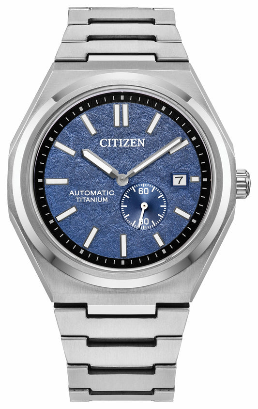 Zenshin Mechanical Blue Dial Super Titanium Bracelet NJ0180-80L | Citizen Trusted