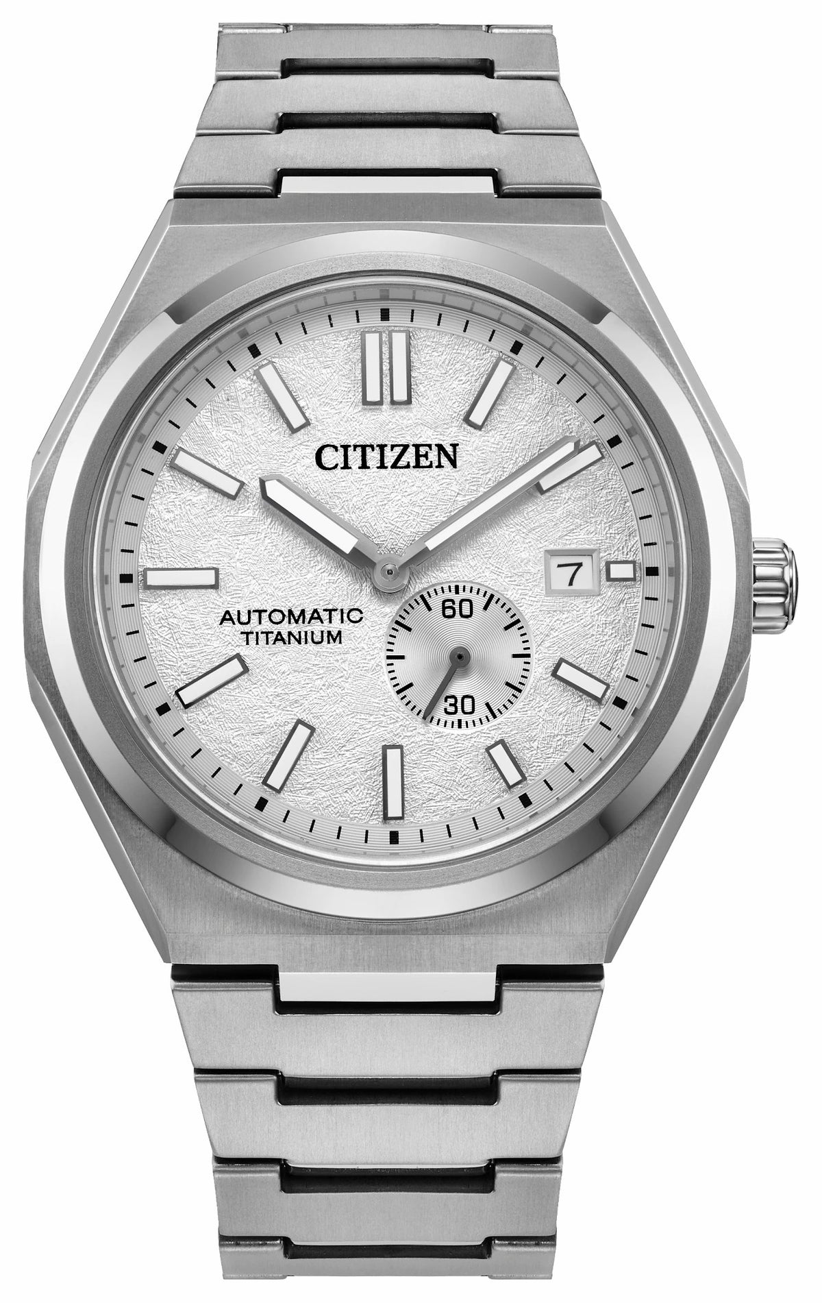 Zenshin Mechanical White Dial Super Titanium Bracelet NJ0180-80A | Citizen Best Price