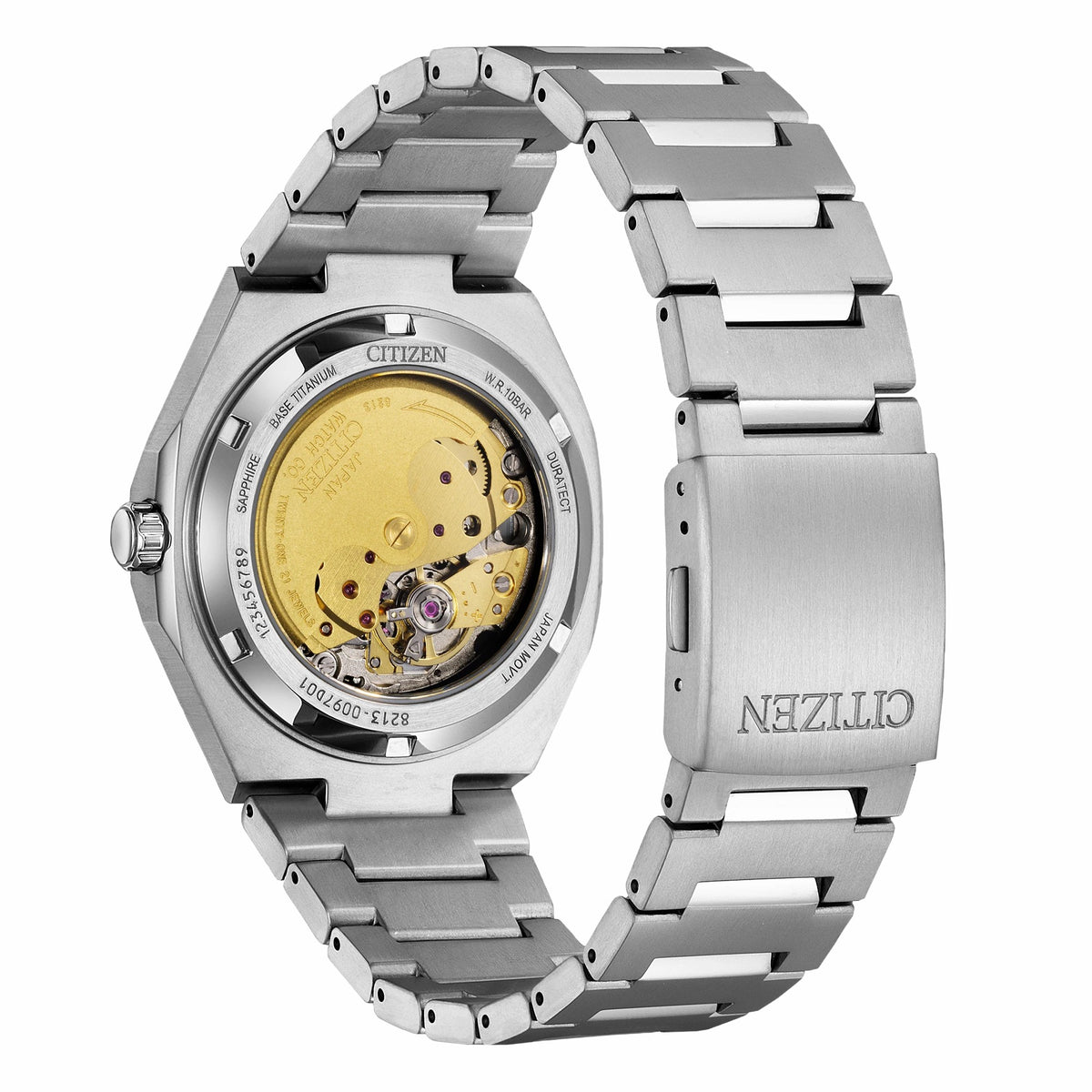 Zenshin Mechanical White Dial Super Titanium Bracelet NJ0180-80A | Citizen Best Price