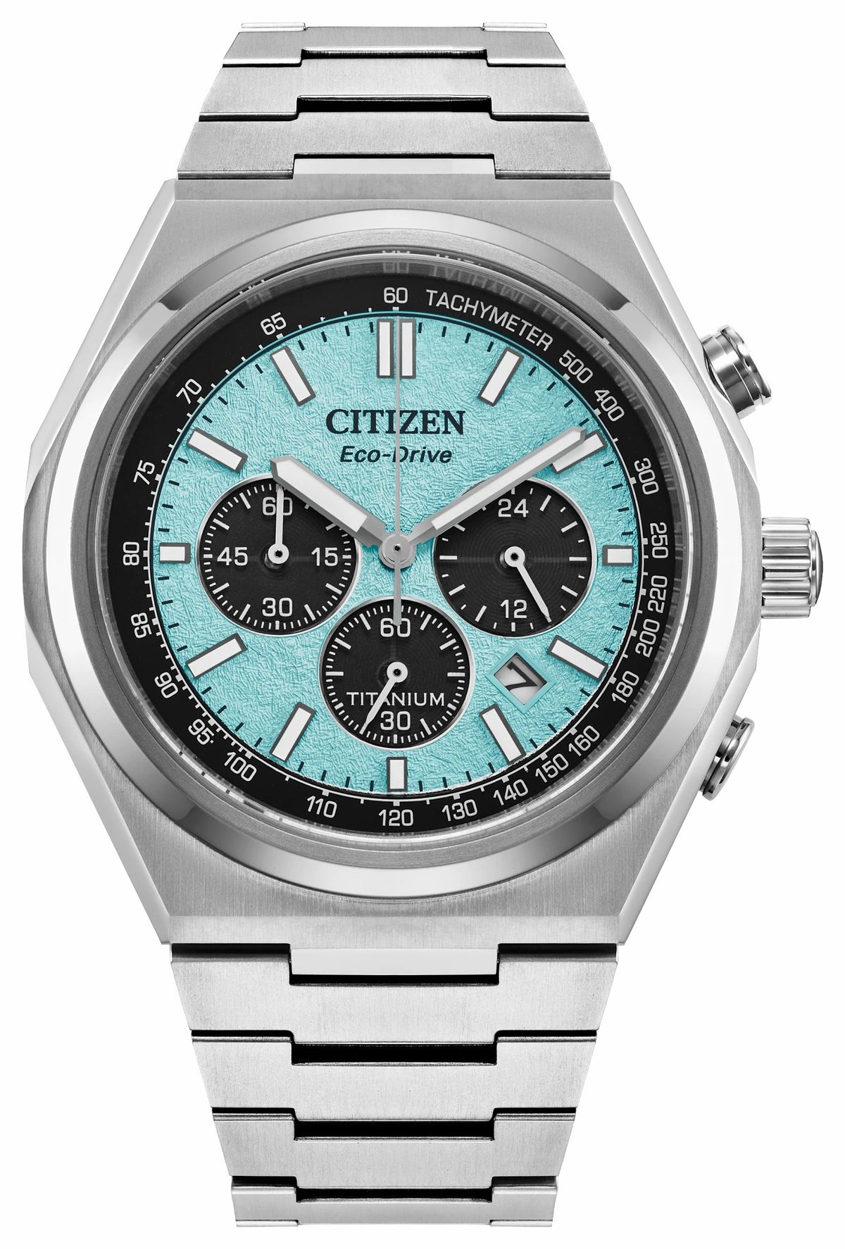 Zenshin Chrono Dial Super Titanium Bracelet CA4610-85M | Citizen Hot Sale