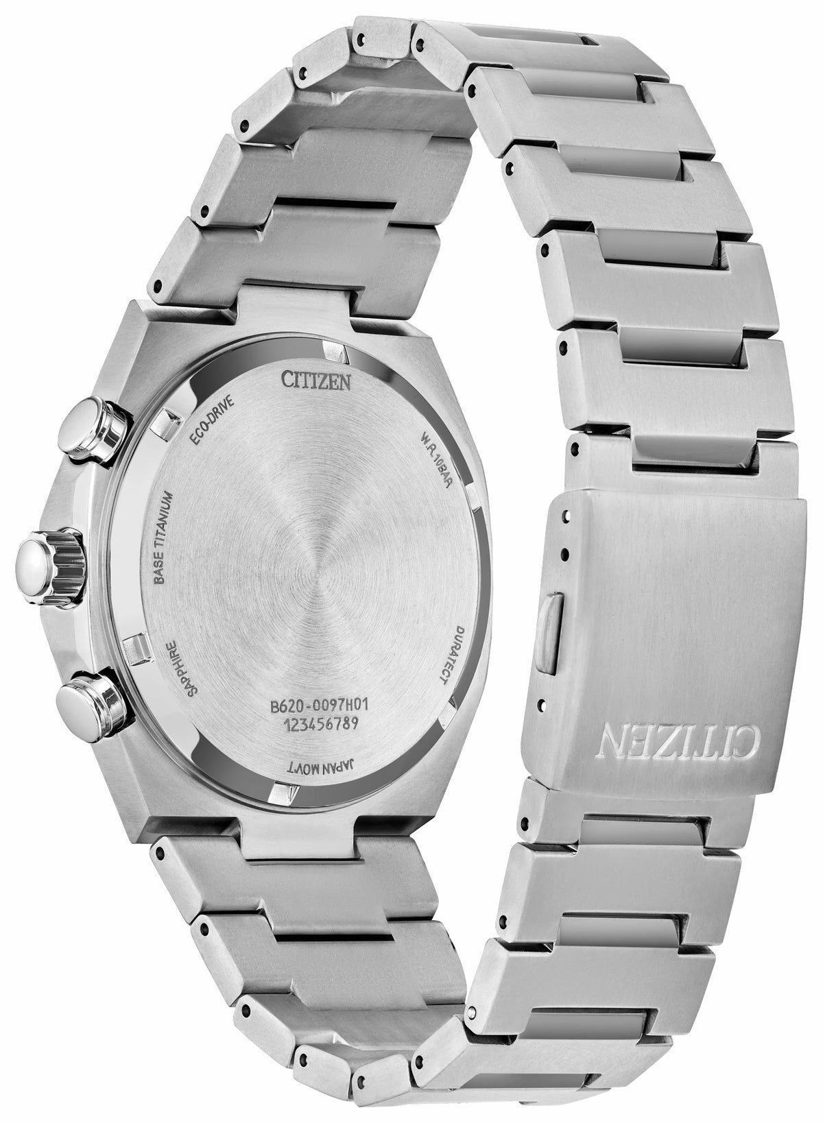 Zenshin Chrono Dial Super Titanium Bracelet CA4610-85M | Citizen Hot Sale