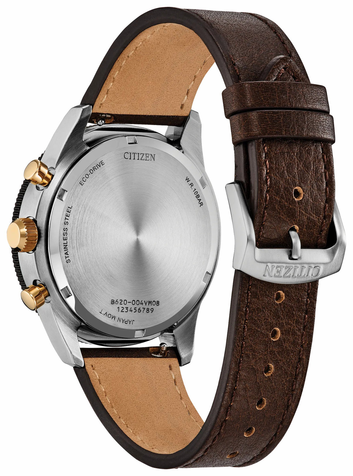Terra Force Brown Dial Leather Strap CA4746-08X | Citizen Quality
