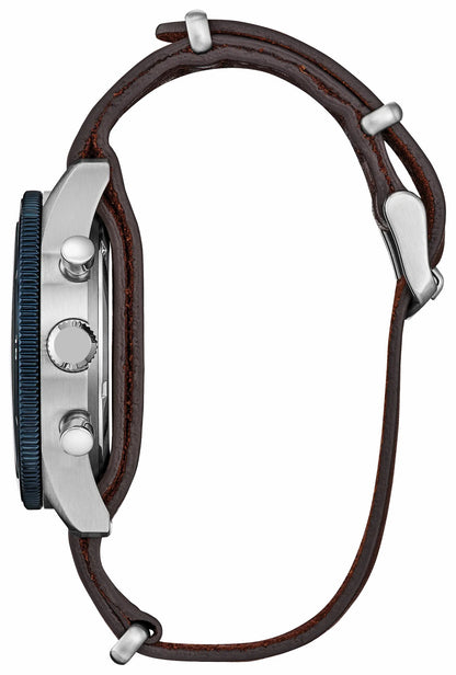 Terra Force Blue Dial Leather Strap CA4747-05L | Citizen Premium
