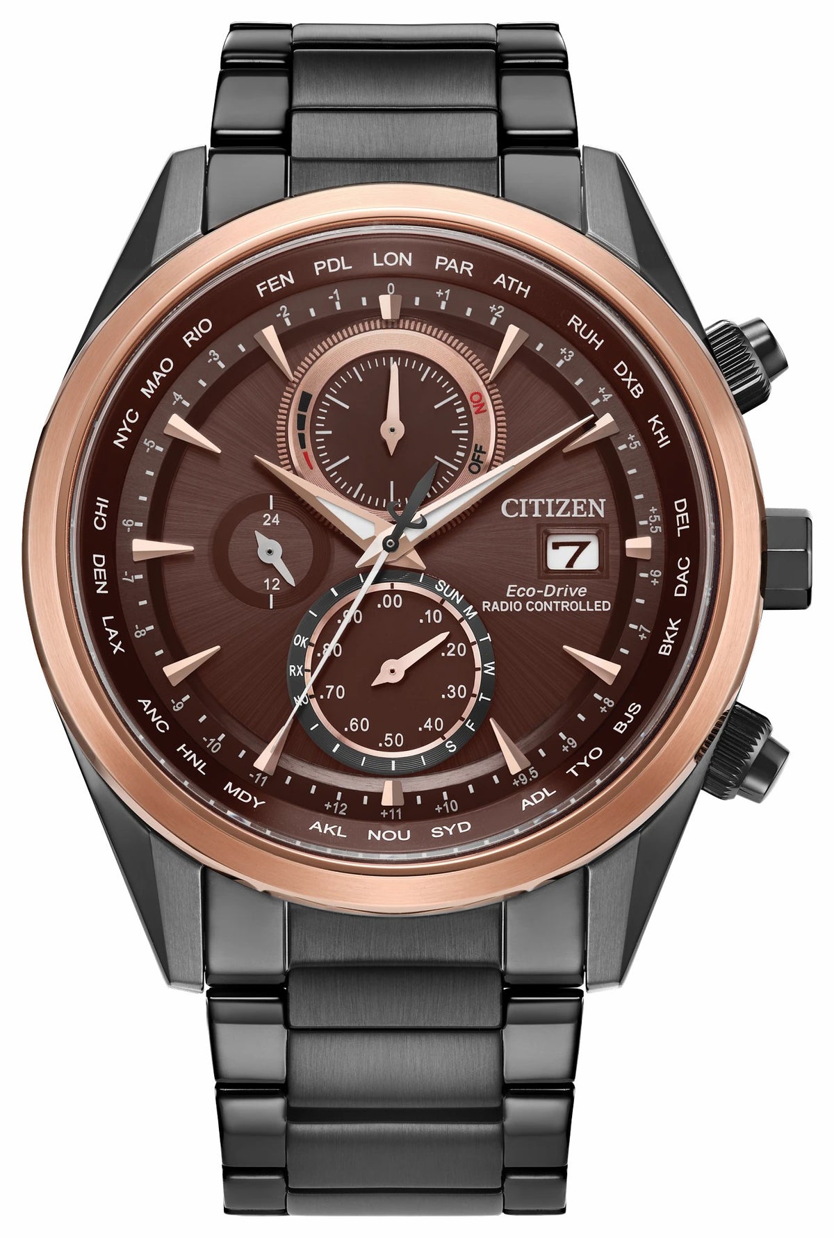 Sport Luxury Red Dial Stainless Steel Bracelet AT8267-51X | Citizen Discount