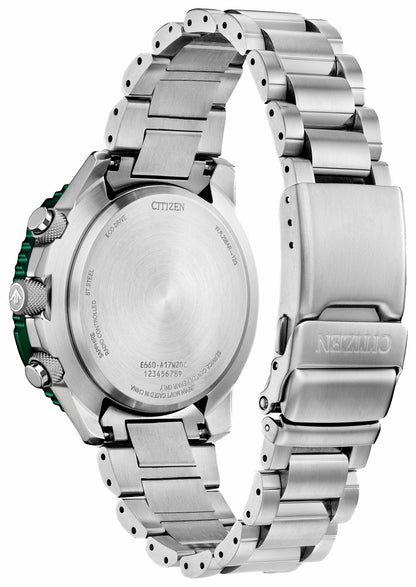 Promaster Air A-T Green Dial Stainless Steel Bracelet CB5004-59W | Citizen Essential
