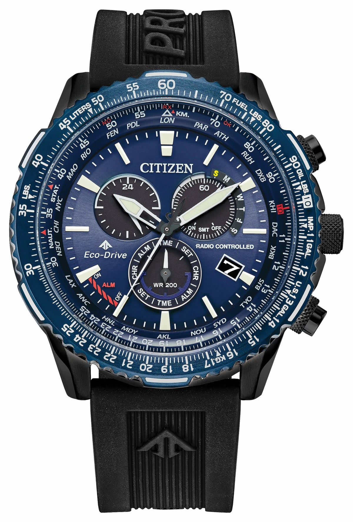 Promaster Air A-T Blue Dial Polyurethane Strap CB5006-02L | Citizen Hot Sale