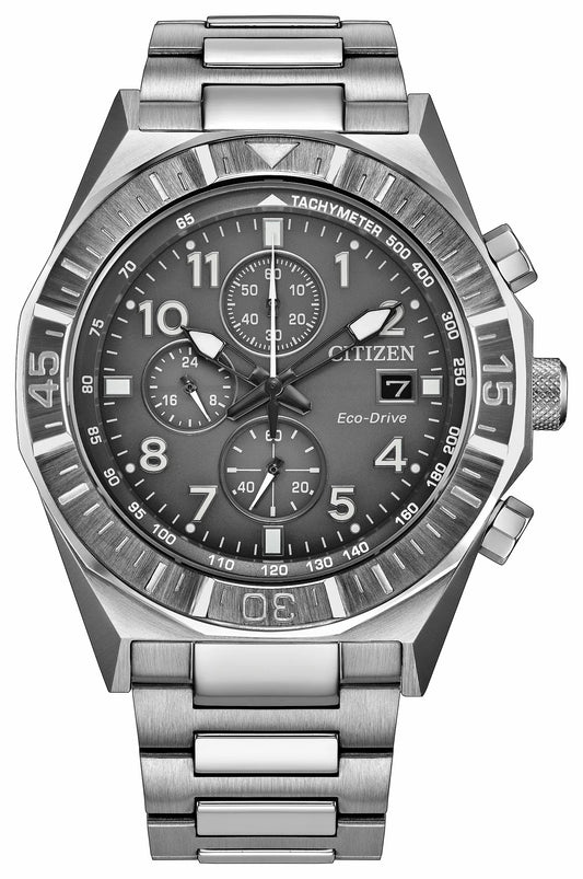 Nighthawk Gray Dial Stainless Steel Bracelet CA0890-54H | Citizen Trusted