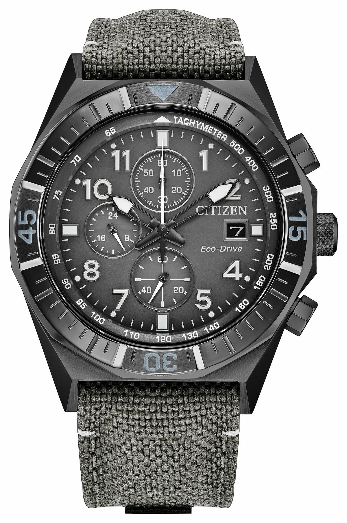 Nighthawk Gray Dial Nylon Strap CA0897-04H | Citizen Best Price