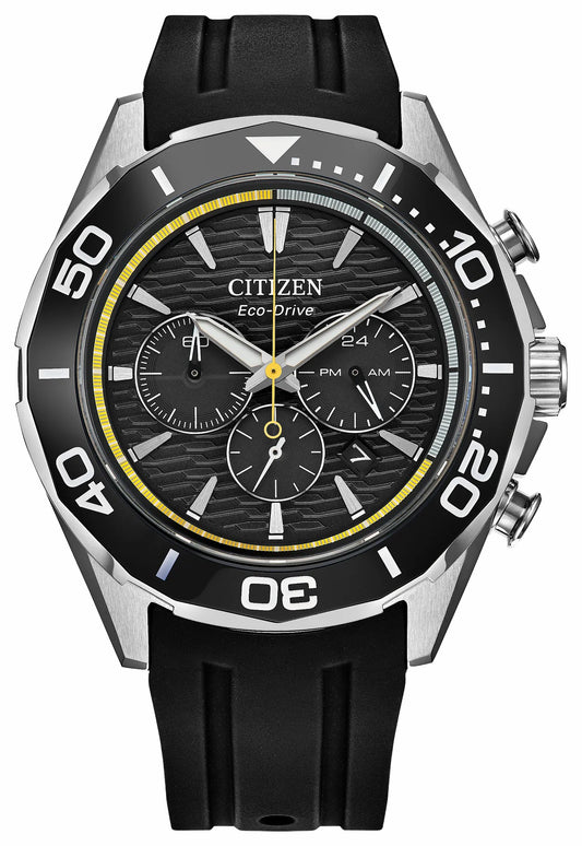 Endeavor Chrono Black Dial Polyurethane Strap CA4730-08E | Citizen Deals