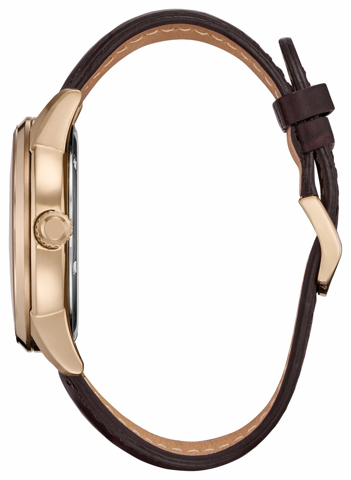 Corso - Men's Eco-Drive BU2013-08E Rose Gold Leather Watch | Citizen Trending