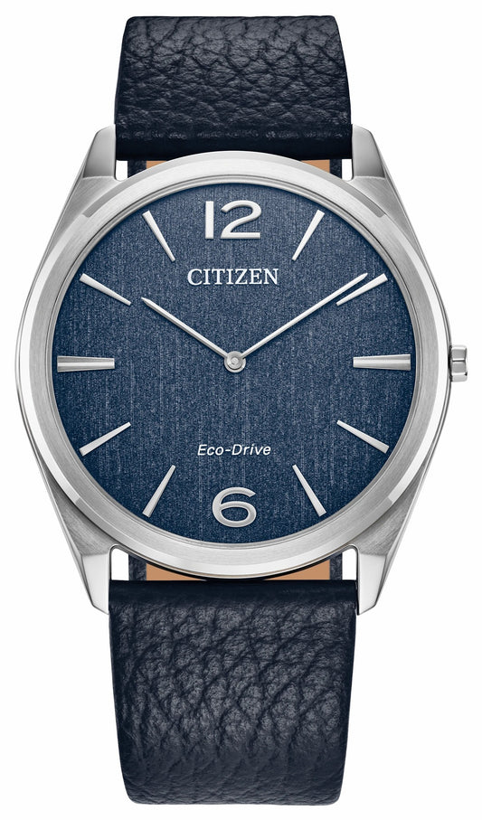 Suratto Blue Dial Leather Strap AR3120-08L | Citizen Great Value