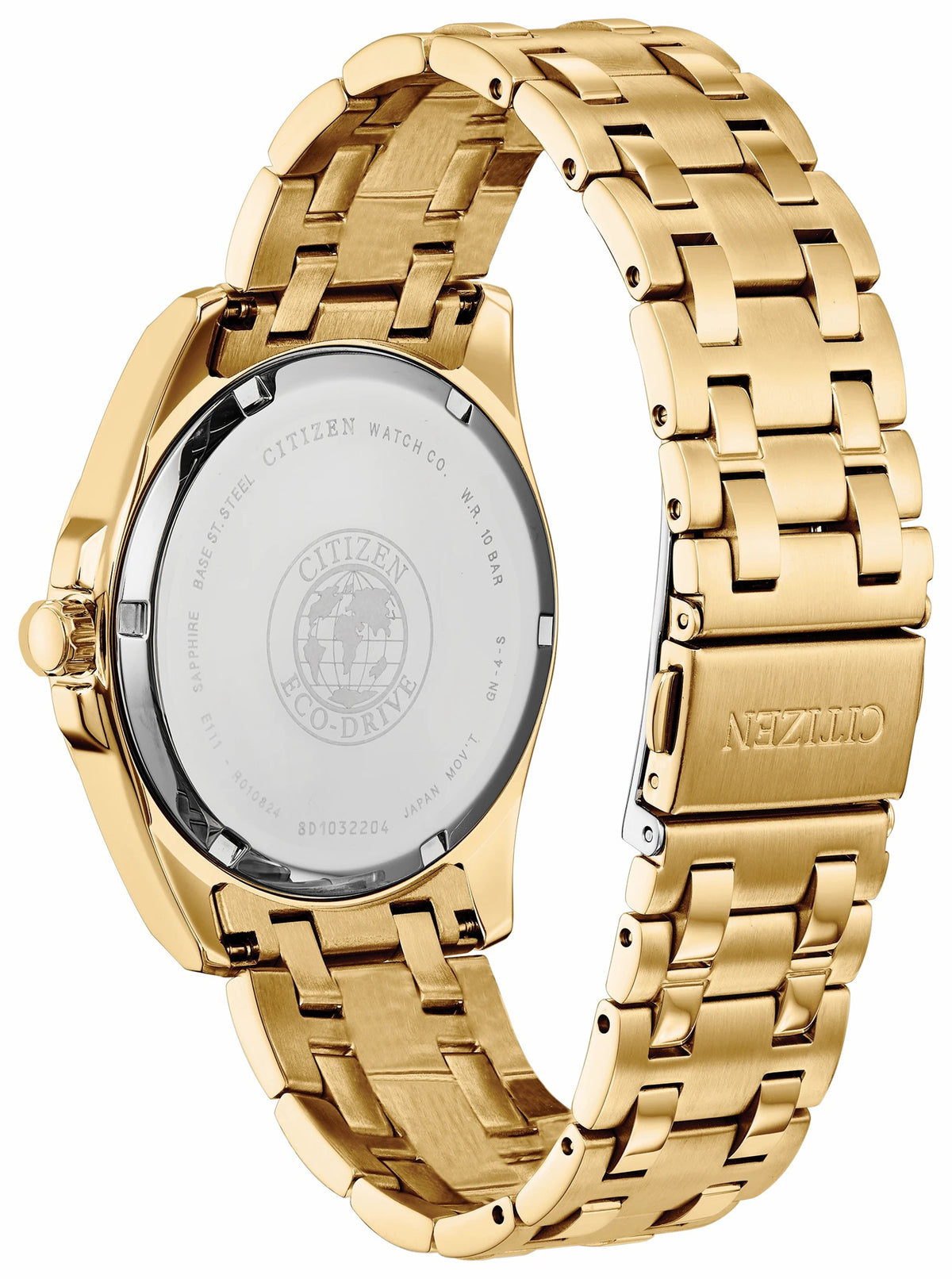 Citizen Peyten Eco-Drive Blue Dial Gold Stainless Steel Watch | Citizen Great Value