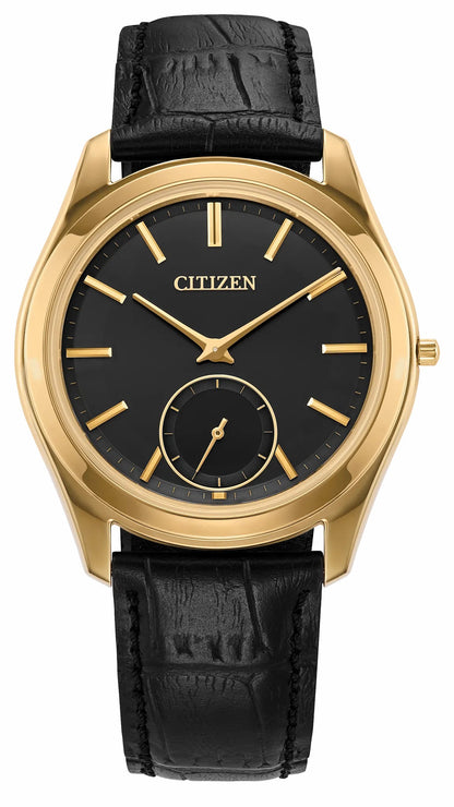 Eco-Drive One Black Dial Crocodile Strap AQ5022-02E | Citizen Sale