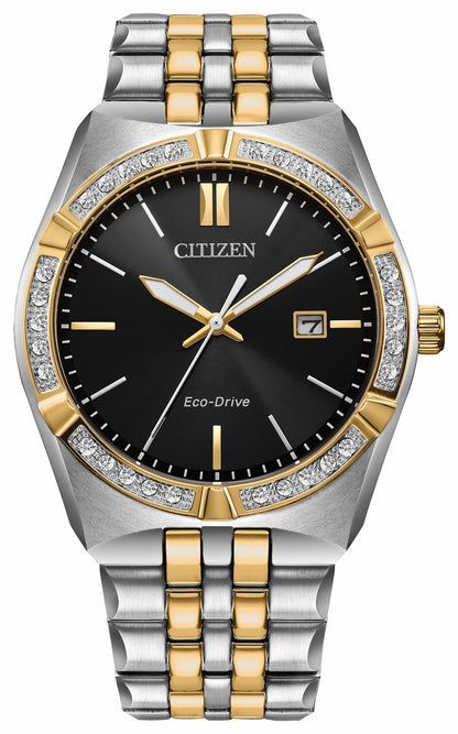 Corso Diamond Black Dial Stainless Steel Bracelet BM7644-51E | Citizen Trusted