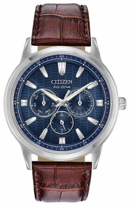 Corso - Men's Eco-Drive BU2070-12L Leather Strap Watch | Citizen Latest