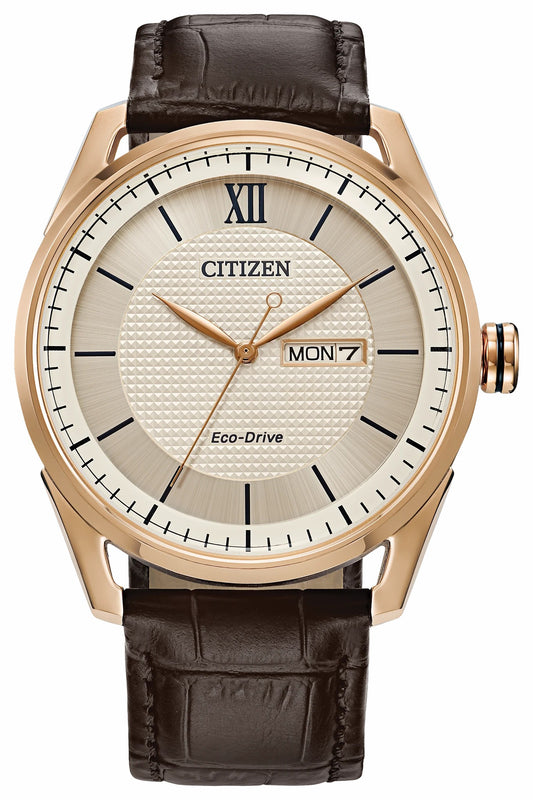 Classic Ivory Dial Leather Strap AW0082-01A | Citizen Hot Sale