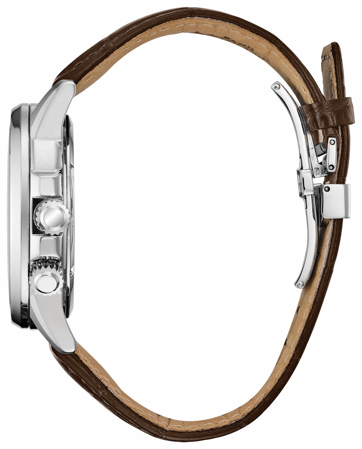 Calendrier - Men's Eco-Drive BU2020-29X Brown Leather Watch | Citizen Everyday