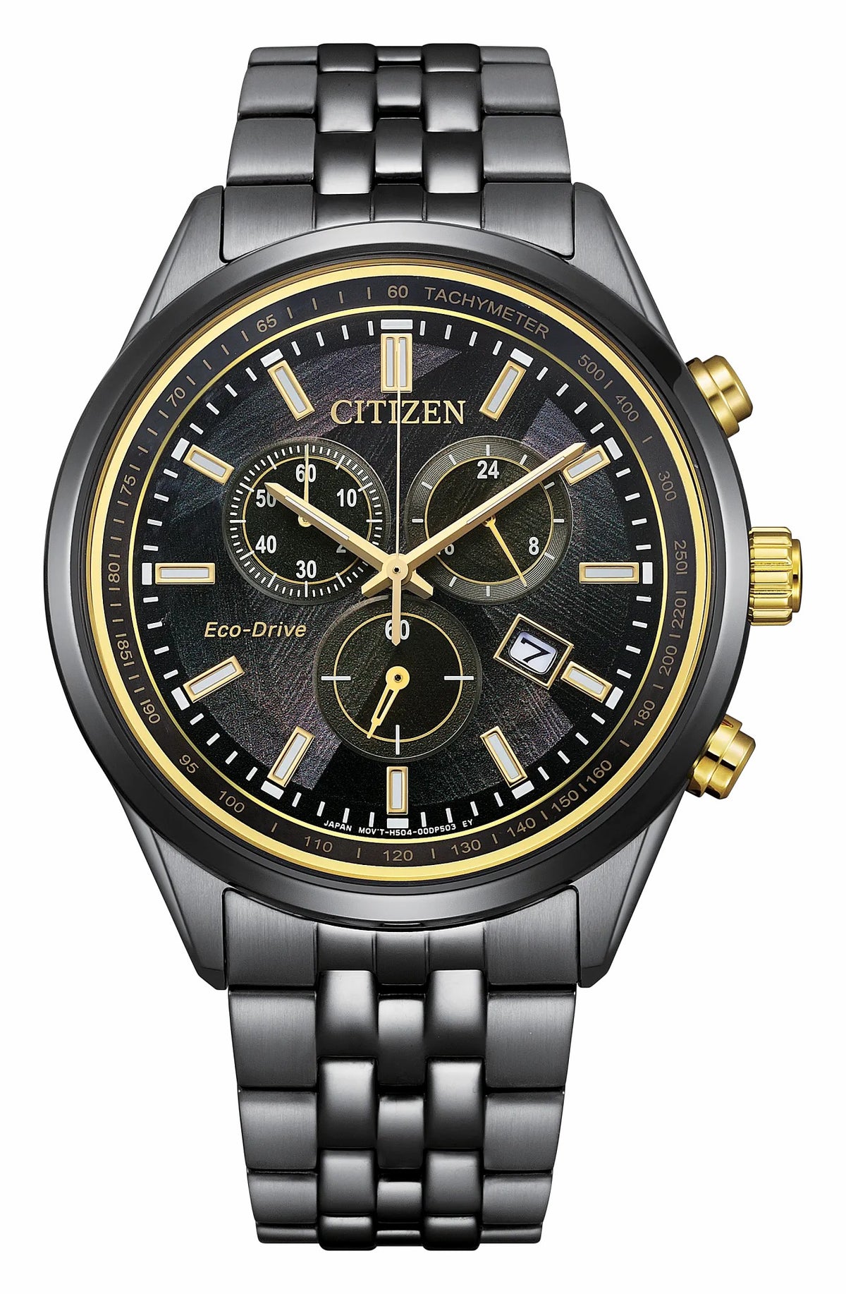 Classic LIGHT in BLACK Black Dial Stainless Steel Bracelet AT2576-68E | Citizen Best Price