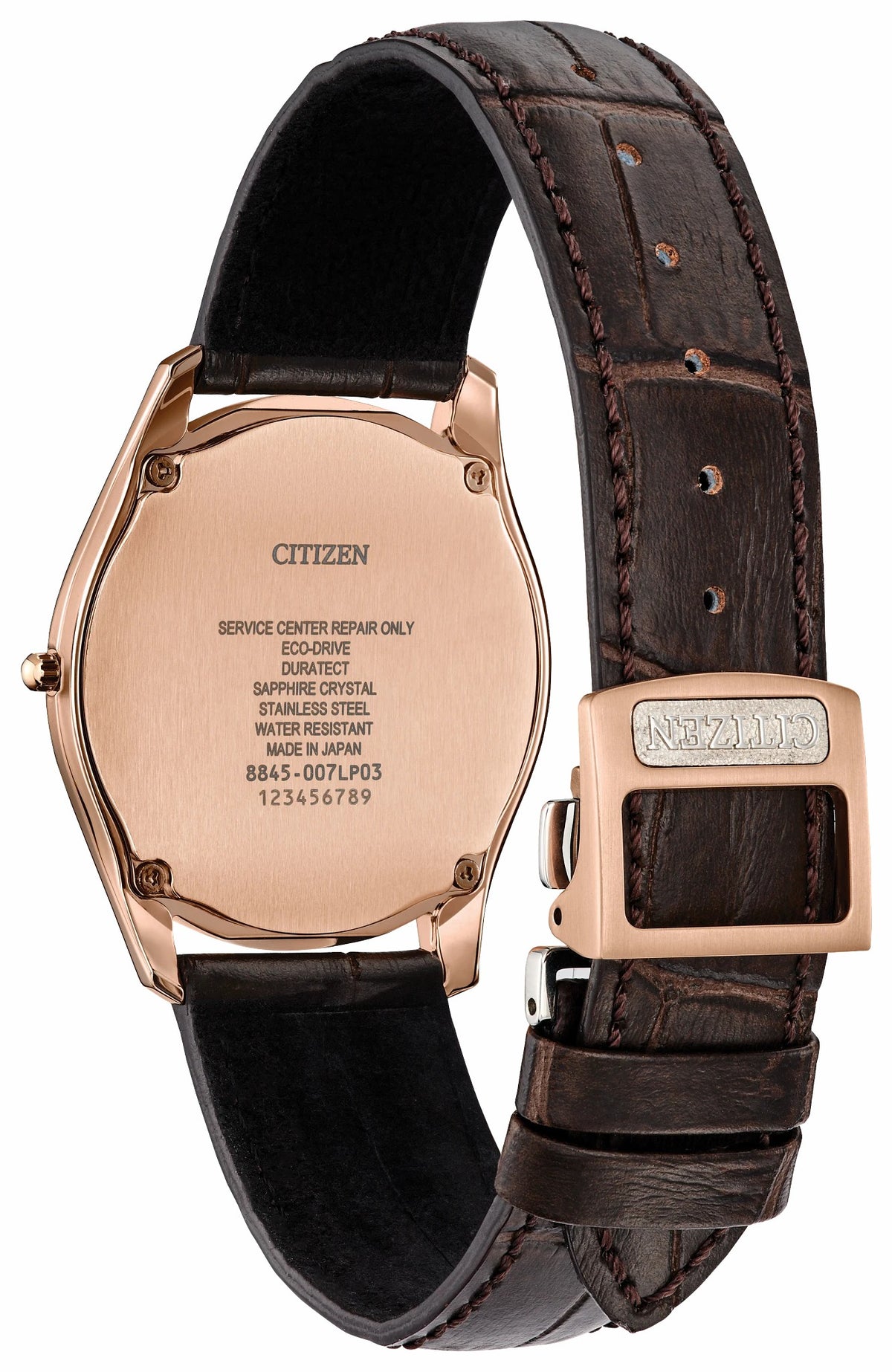 Eco-Drive One White Dial Crocodile Strap AQ5024-07A | Citizen Trending