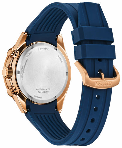 Endeavor Chrono Blue Dial Polyurethane Strap CA4733-00L | Citizen Popular