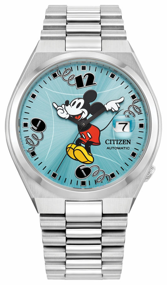 TSUYOSA Mickey Mouse Blue Dial Stainless Steel Bracelet NJ0156-50L | Citizen Best Price