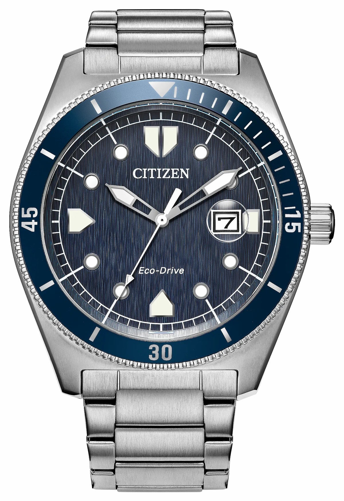 Terra Force Blue Dial Stainless Steel Bracelet AW1886-59L | Citizen Top Pick