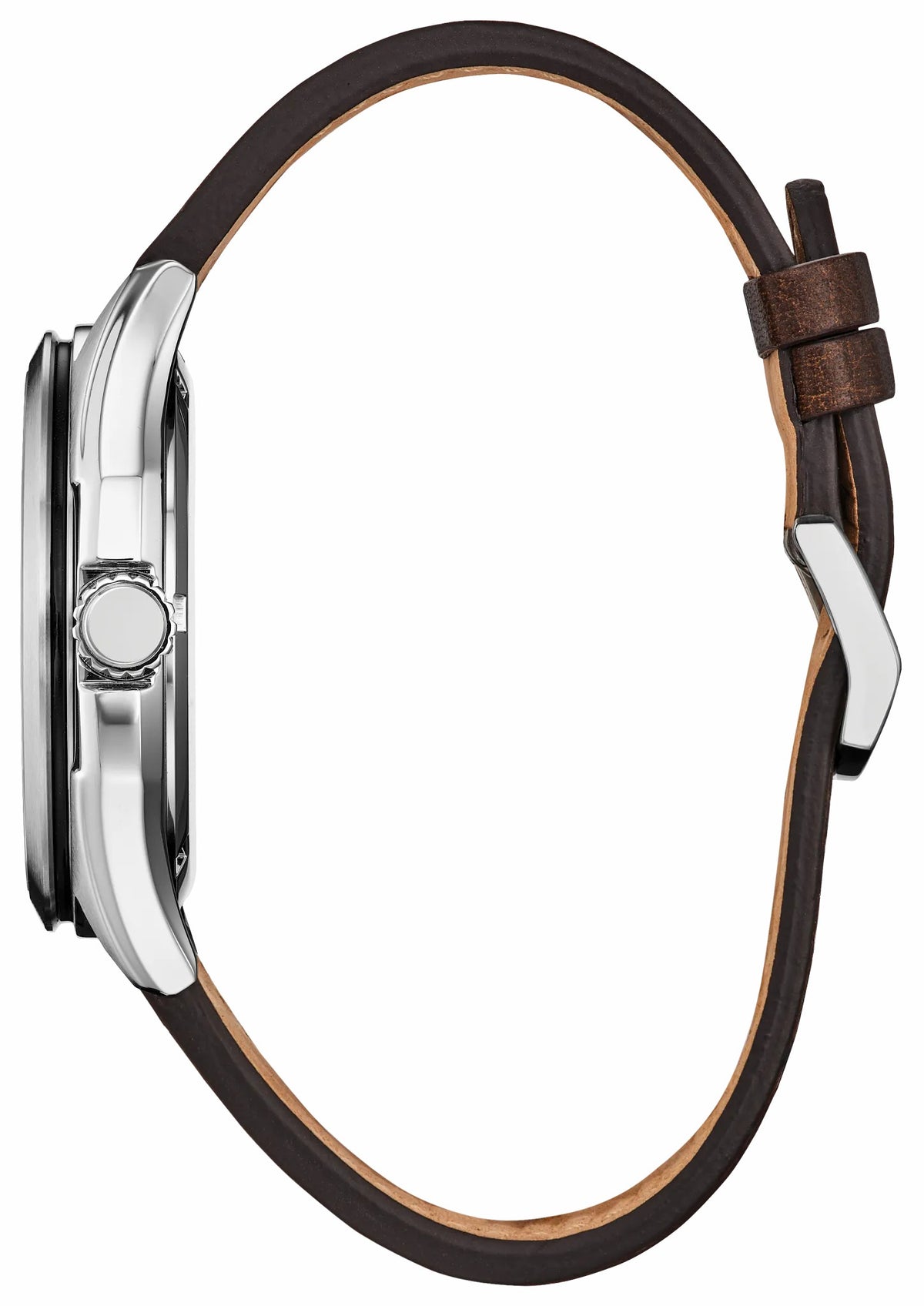 Terra Force Silver-Tone Dial Leather Strap AW1890-19B | Citizen Best Price