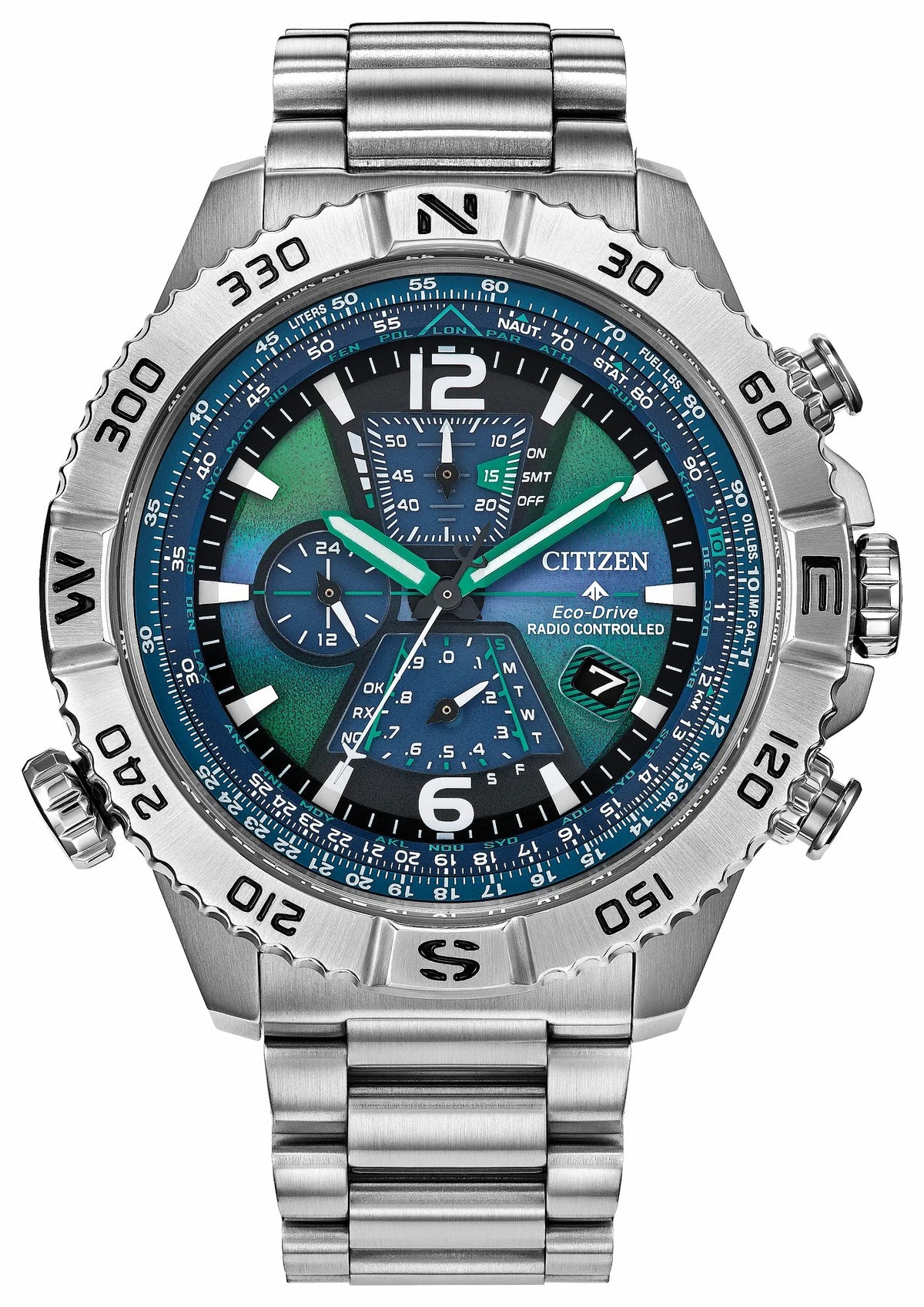 Promaster Navihawk A-T Blue Dial Stainless Steel Bracelet AT8220-55W | Citizen Hot Sale