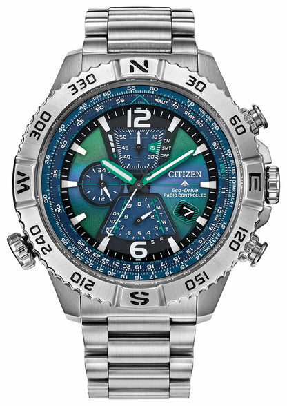 Promaster Navihawk A-T Blue Dial Stainless Steel Bracelet AT8220-55W | Citizen Hot Sale